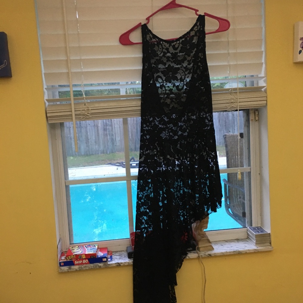 Mesh women’s low back dress